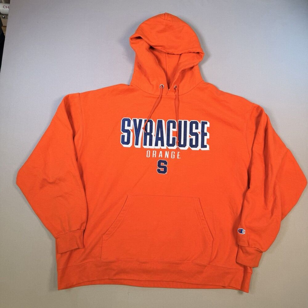 Syracuse Orangeman Champion Hoodie Embroidered letters Size 2XL